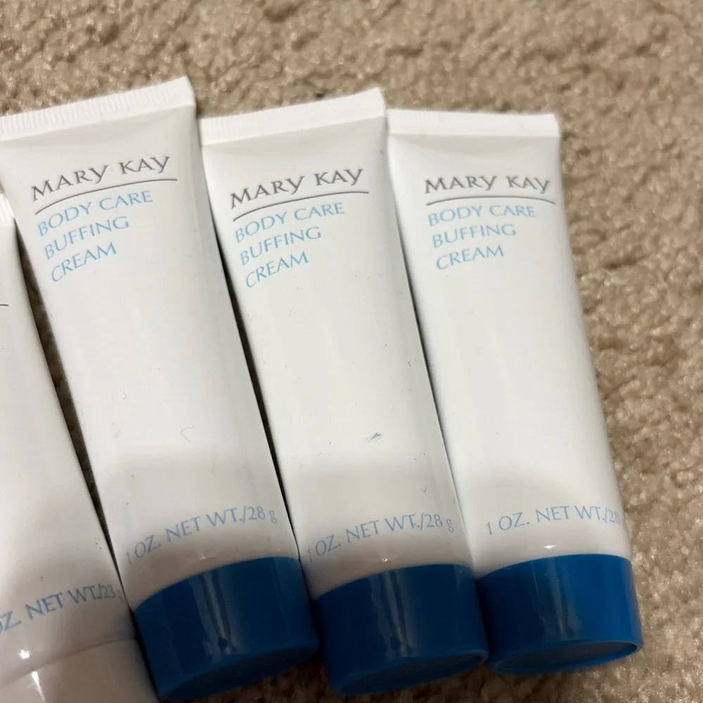 Mary Kay body cleansing gel, buffering cream and hand cream